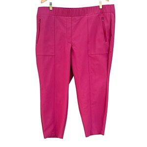 Lane Bryant Stretch Casual Pull On Pants Zip Pockets  Size 22P Business Casual